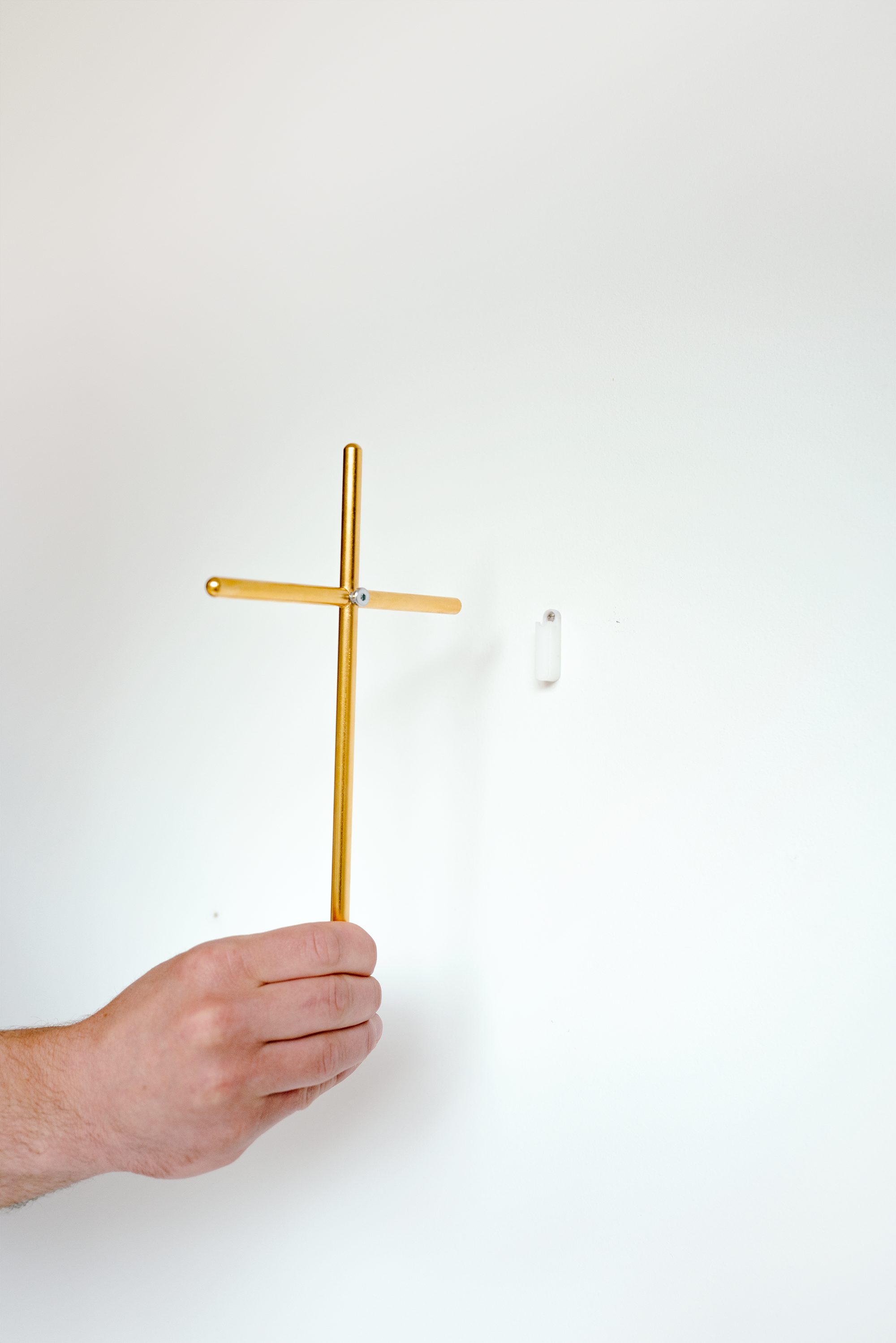 24k Gold Plated Minimal Cross