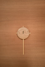 Brass Cross with White Oak Halo