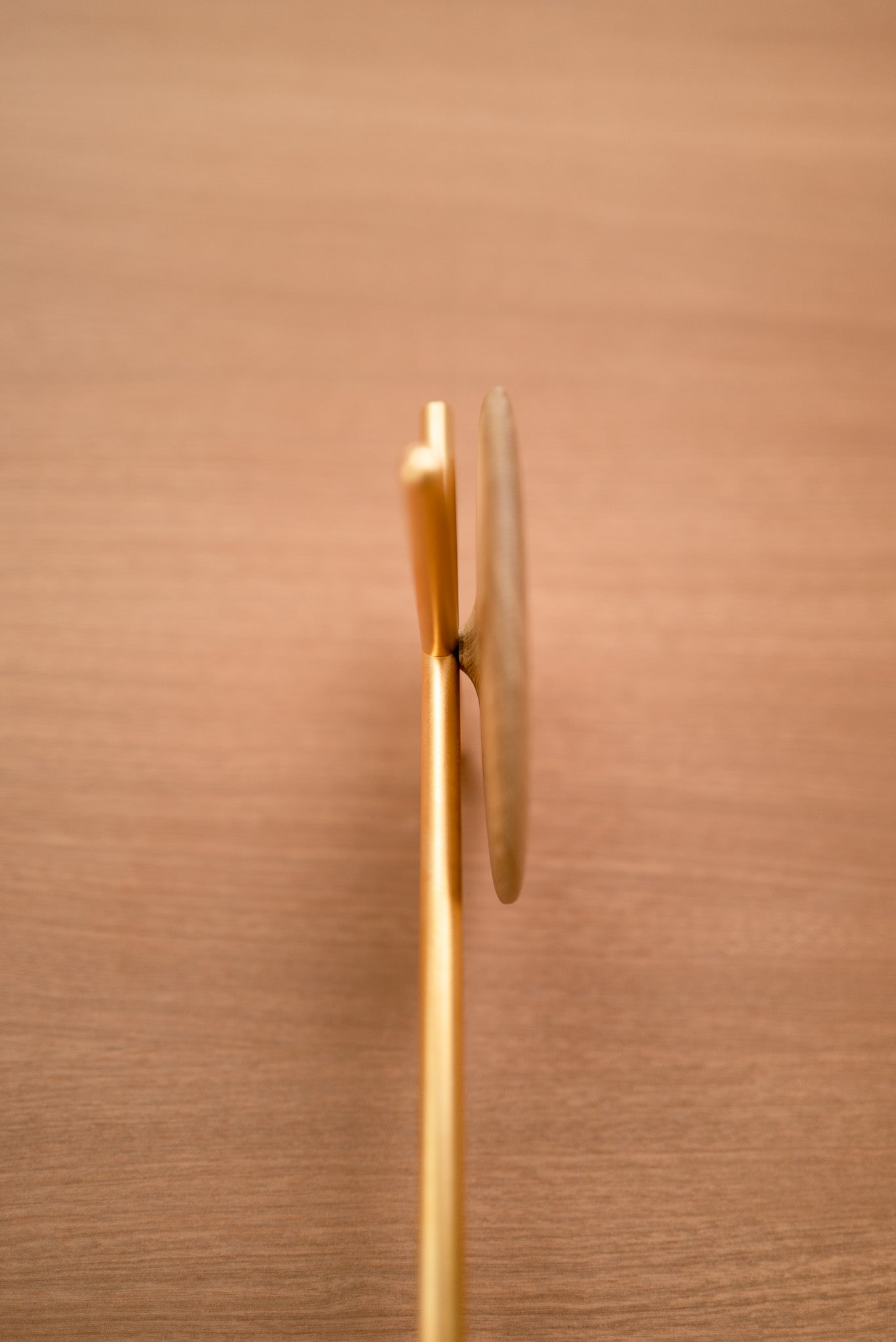 Brass Cross with White Oak Halo