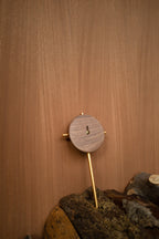 Brass Cross with Walnut Halo