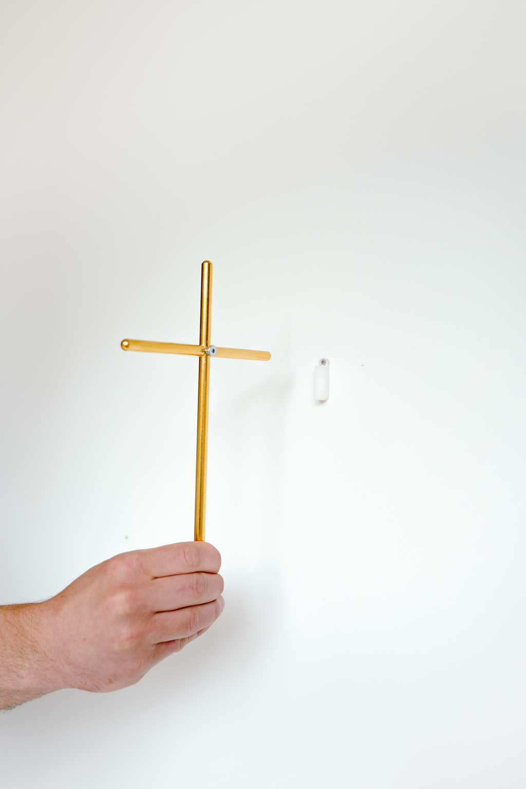 24k Gold Plated Minimal Cross