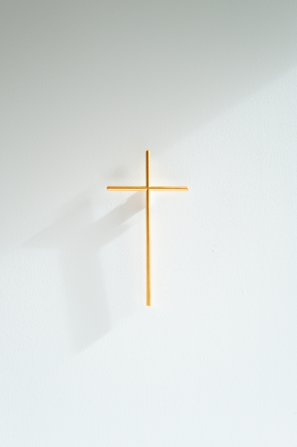 24k Gold Plated Minimal Cross