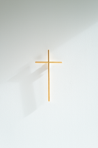 24k Gold Plated Minimal Cross