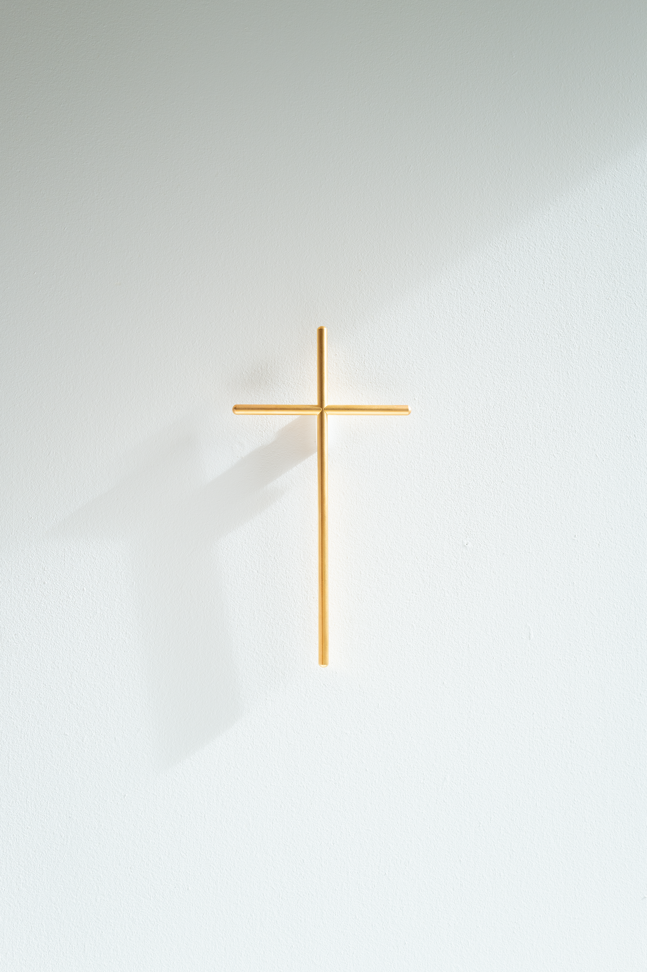 24k Gold Plated Minimal Cross